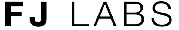 a black and white photo of the word FJ labs